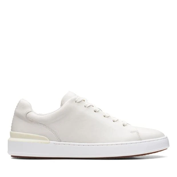 Clarks Court Lite Lace Leather Trainers