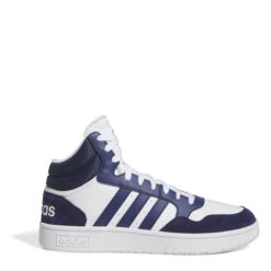 ADIDAS Hoops 3.0 Mid Basketball Trainers Mens